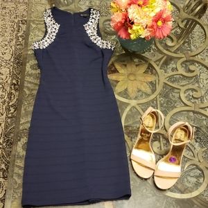 Navy Blue Bedazzle dress